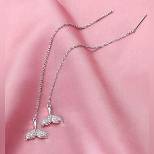 Silver earring threader